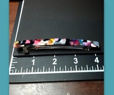 Long thin hair Clip Barrette Large Classic women tortoise narrow French clasp