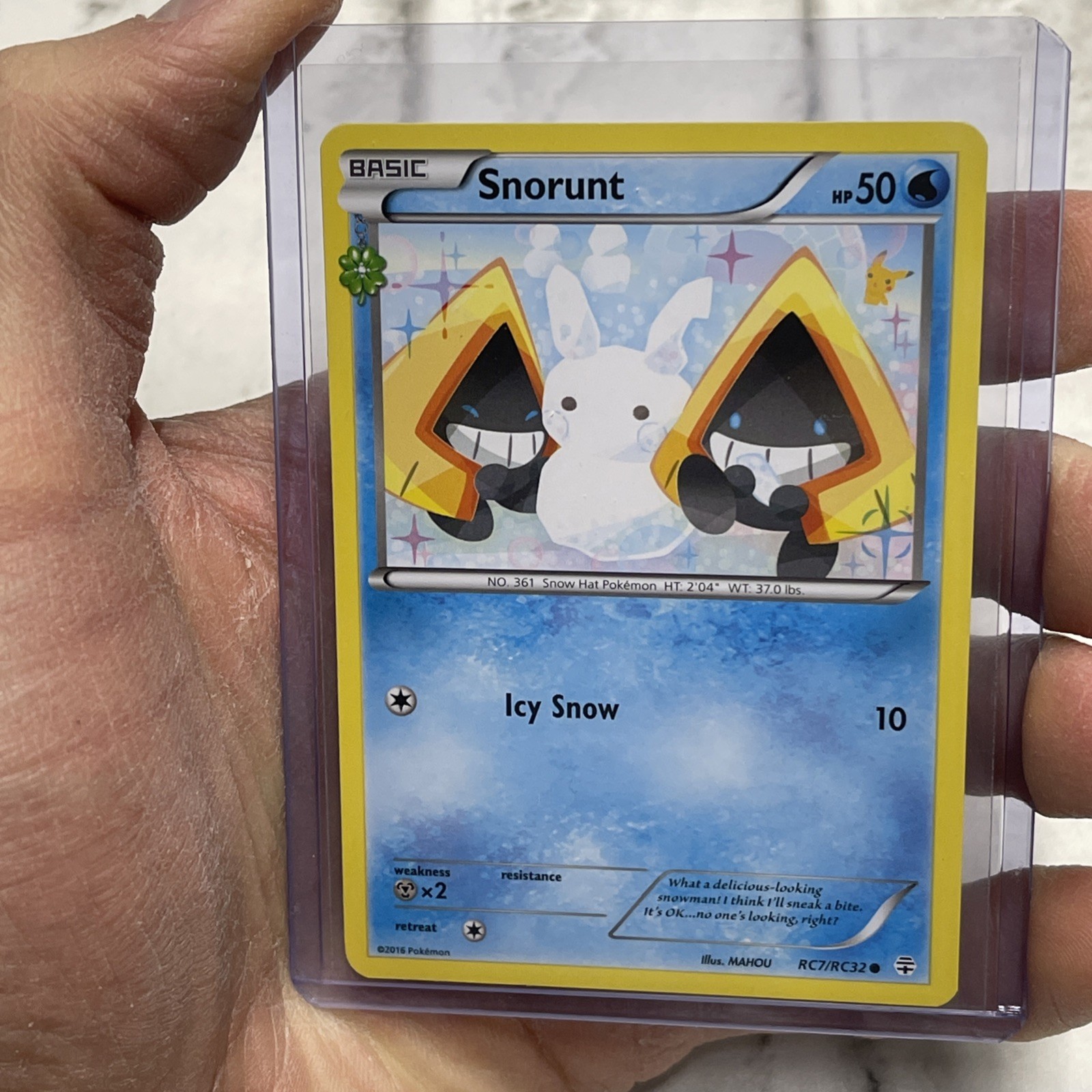 Pokemon Snorunt RC7/RC32 Generations: Radiant Collection Common NM Near Mint TCG