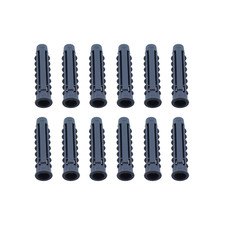 12PCS 10x50mm Plastic Wall Anchors Expansion Plugs Concrete Brick Fixings