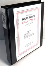 Rolls Royce Owners Club Binder Pamphlets Paperwork 1930's -1970's Auctions *VG*