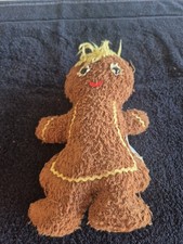 Vntg Knickerbocker Dolls of Distinction Gingerbread Girl Plush Stuffed 10” 1960s