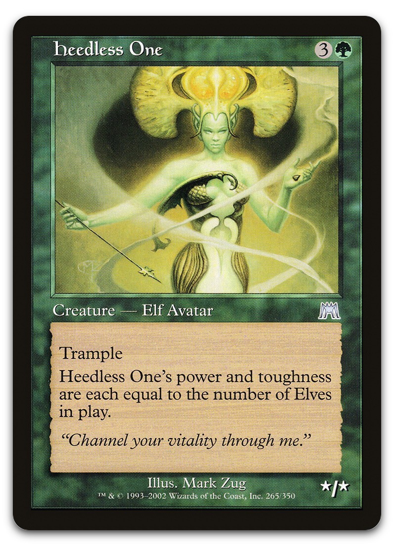 Heedless One #265 (LP) Onslaught ONS Magic MTG