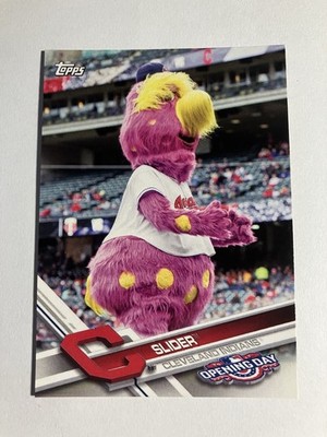 SLIDER 2017 Topps Opening Day Mascot #M-8 Cleveland Indians