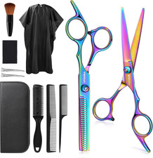 Hair Cutting Scissors Kits,11Pcs Professional Haircut Scissors Kit with Comb,Cli
