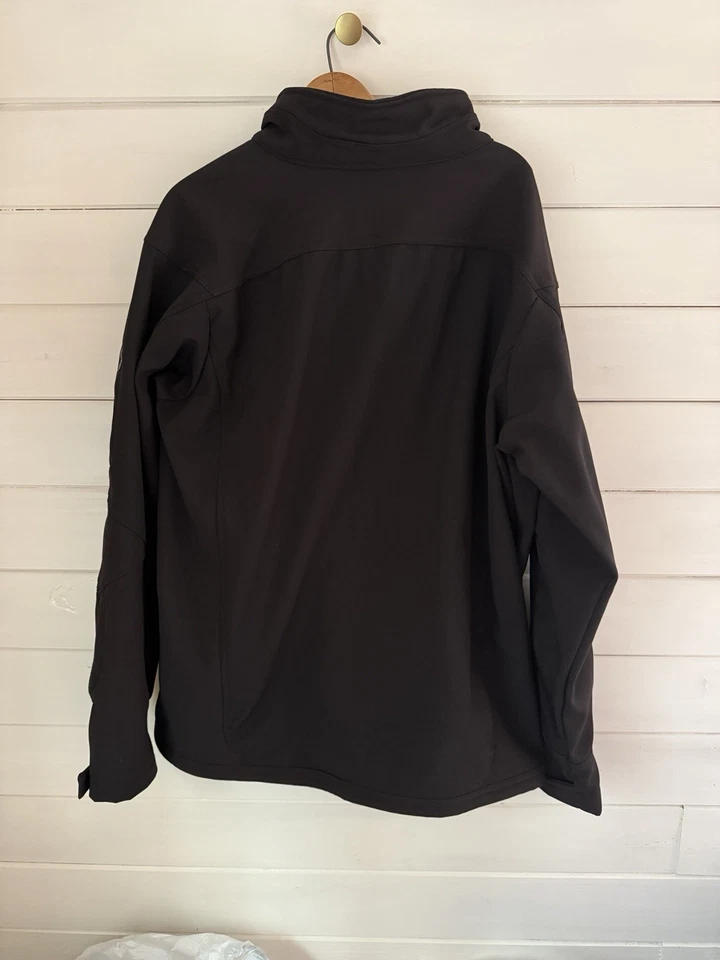 Chaqueta de invierno SNOZU Performance Soft Shell cremallera completa para hombre talla XXL negra EXCELENTE Foto 2 de 4