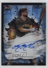 2024 Topps Finest Sky Blue Refractor 128/150 Mason McCoy #FA-MMC Auto 0l8y