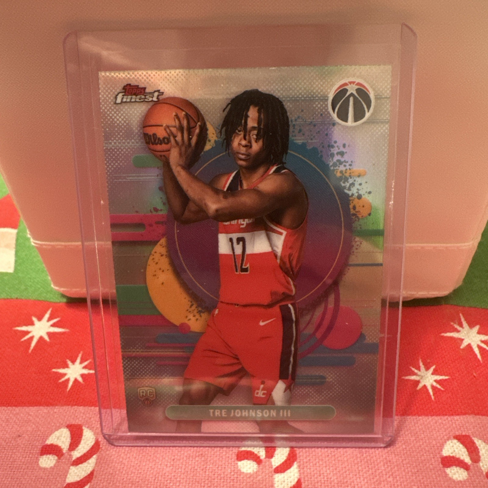 2025-26 Topps Finest Tre Johnson III - Refractor Uncommon # 106