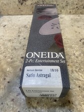 Oneida Satin Astragal set intrattenimento 2 pezzi nuovo 