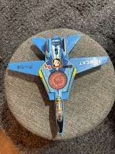 Vintage Fighter Jet Tomcat F-14 Tin Friction Model Plane Grumman Hot Bird Jimmy