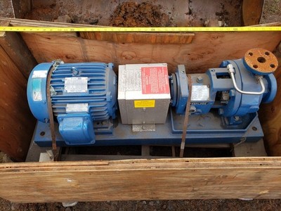 Peerless 1×1.5×6 Pump + 5 HP TECO XP Motor   NOS - HIGH HEAD   Industrial Duty