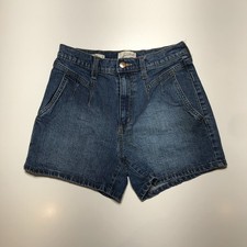 Universal Thread Womens High-Rise A-Line Midi Jean Shorts Flattering Denim 4/27