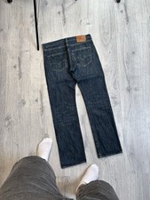 Levi s Premium 501 Original Fit man Jeans Big E dark indigo W33 L32