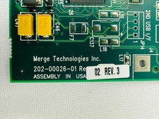 Merge Technologies 202-00026-01 202-00044-02-3 MTI0631 01151 Communication Card