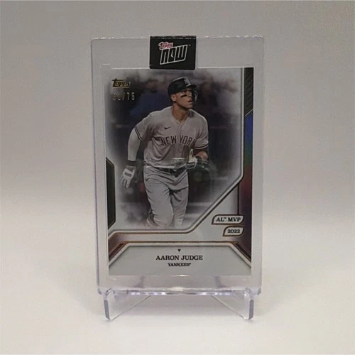 Topps 2025 MVP Aaron Judge AL MVP #61/75 Yankees Purple Foil Baseball Card