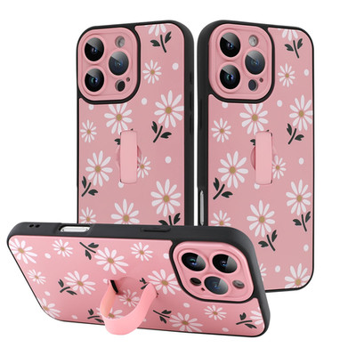 Bitobe Designed For Iphone 16 Pro Max Case Daisy Pattern Hand Grip Strap For