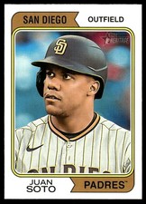 Juan Soto 2023 Topps Heritage #OB-JS San Diego Padres FREE SHIPPING AutographDen