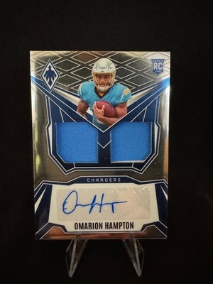 2025 Phoenix Omarion Hampton Dual Patch Auto RC /249 RPA Chargers