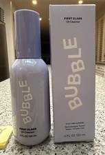 BUBBLE Skincare First Class Oil Face Cleanser 4oz/120mL FULL SZ SEALED BOX