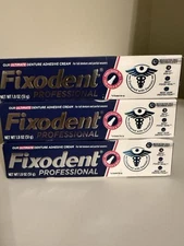Fixodent Professional Adhesive Cream All Day Hold Gum Protection 2.4 oz