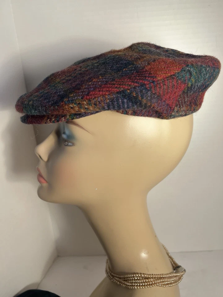 Lot Of 4 Vtg Braemarl Newsboy Cap Nightwatch Plaid Wool Plaid English Pendleton - Image 4 of 4