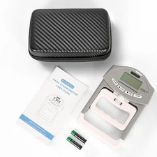 Grip Strength Tester with Zipper Bag, Digital Hand Dynamometer Grip Strength ...