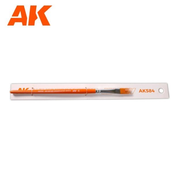 Comb Weathering Brush #5 - Paint Brush -AK Interactive - Hobby Paint Brush