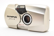  Top MINT OLYMPUS  mju II silver 35mm Film Camera Point  Shoot From JAPAN