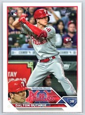 2023 Topps #398 Dalton Guthrie RC - Philadelphia Phillies