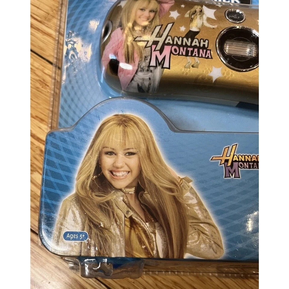 Disney Pix Click Digital Camera Hannah Montana Gold BRAND NEW SEALED 2008 1.3MP - Image 2 of 4