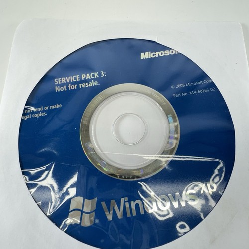Microsoft Windows XP Professional Service Pack 3 CD di reinstallazione - Foto 2 di 4