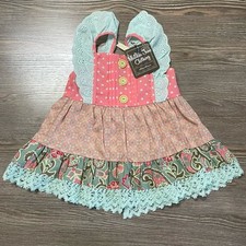 NWT Matilda Jane Top 2T, Item 21113T, Yellow Button, Eyelet  Crochet Accents