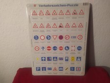 Puzzle Verkehrszeichen, 48 Teile Larsen Verkehrszeichen 48-tlg