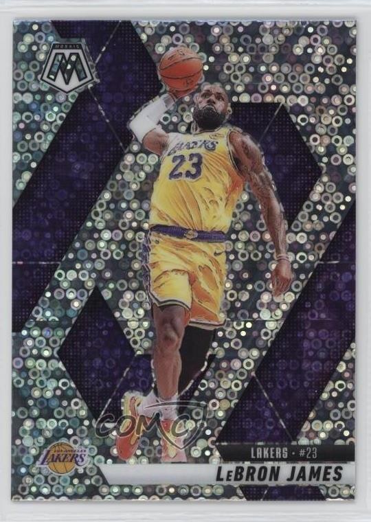 2024-25 Panini Mosaic Fast Break Silver Mosaic Prizm LeBron James #180 2s2
