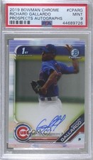 2019 Bowman Chrome Prospects Auto Richard Gallardo #CPA-RG PSA 9 MINT Auto 8d2