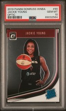 2019 Donruss Jackie Young OPTIC ROOKIE SP PSA 10 GEM MINT 1st YEAR WNBA PANINI🔥