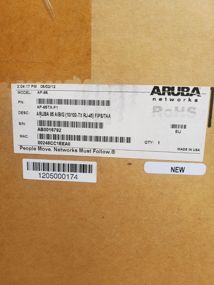 Aruba AP-85TX FIPS/TAA Outdoor 11abg Access Point - NEW - Image 3 of 4