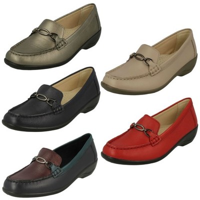 Ladies Padders Wide Fit Loafers - Ellen