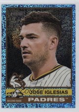 2025 Topps Heritage High Number Chrome Light Blue Sparkle Jose Iglesias #653 1o0
