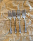 Grand Colonial By Wallace vintage Sterling Silver.     Set Of 4 Dessert Forks, N