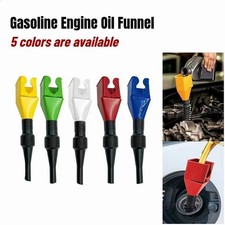 Engine Oil Funnel 1PC Car Motorcycle Refueling Filter Transfer Tool Spill-Free