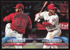 2018 Topps Update Justin Anderson / Michael Hermosillo #US52 Rookie Angels