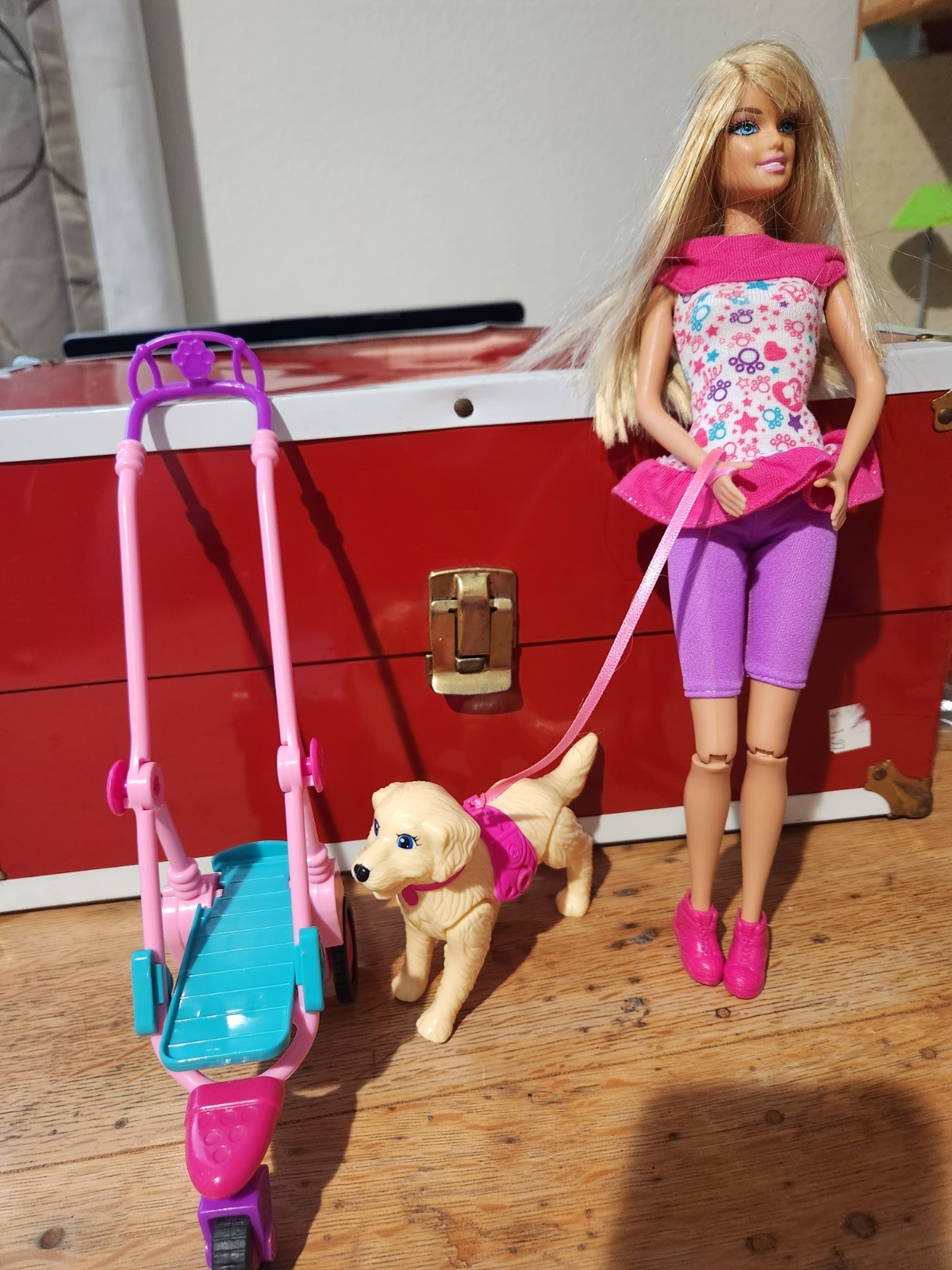 With Dog Walker Doll