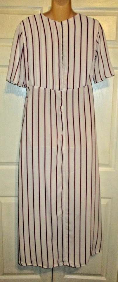 Vestido con Capa Amish Menonita 42" Busto/34" Cintura/39.5 Alto Modesto Cristiano Hecho a Mano Foto 3 de 4