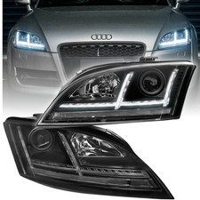 Led Scheinwerfer dynamische Blinker 8S Look schwarz für Audi TT 8J 06-10