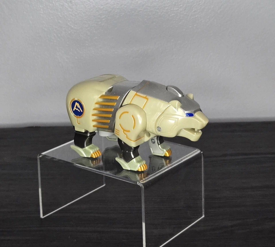 Power Rangers Wild Force Polar Bear Wild Zord! ¡Completo con 3X Misles!  Foto 2 de 3