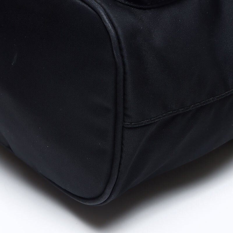 Prada Triangle Nylon Studs Mini Drawstring Should… - image 7