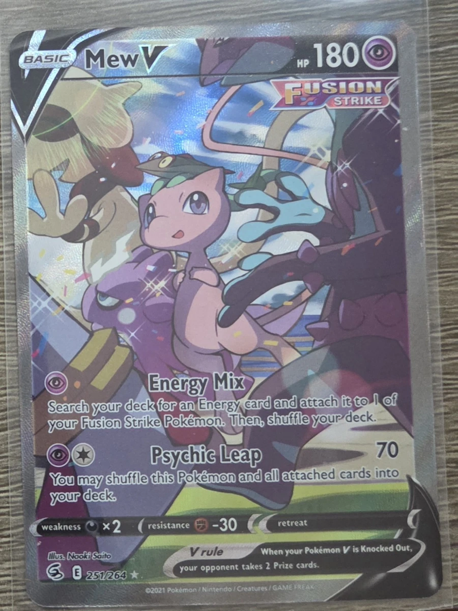 Pokémon Mew Pokémon TCG Ultra Rare Individual Collectible Card