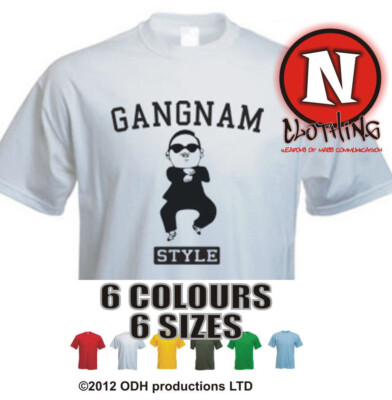 Gangnam Style Psy College Uni Koreanische Tanzmusik Party T-Shirt