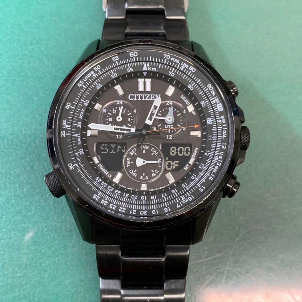現状　CITIZEN ECO-DRIVE エコドライブ C652-S077419 Citizen C652-S077427 Stainless Steel Eco Drive Solar Mens
