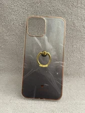 NEW Charcole/Clear Hombre Cell Phone Case Apple iPhone 12/12Pro Cover +Buttons